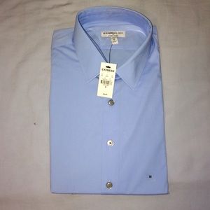 Express Slim Button Down Light Blue Men’s shirt